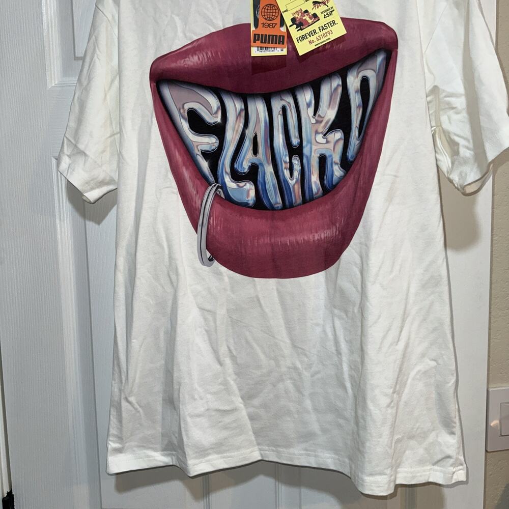 A$AP Rocky x Puma Men Flacko Smile T-Shirt large
